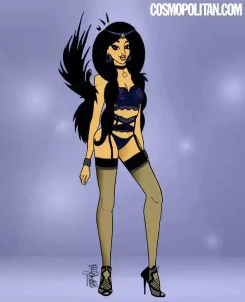 换上性感内衣的迪士尼公主是啥样子