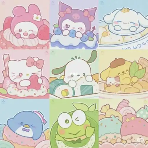 三丽鸥九宫格注原创不是我