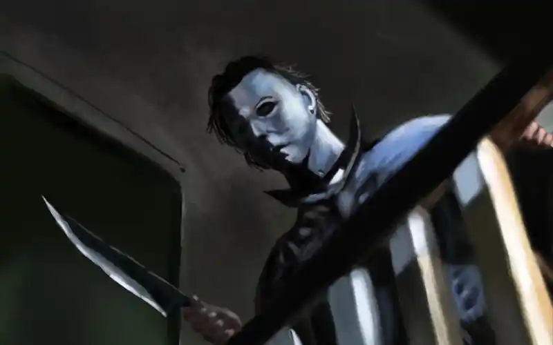 万圣节厚涂练习:临摹《月光光心慌慌》迈克尔·迈尔斯.