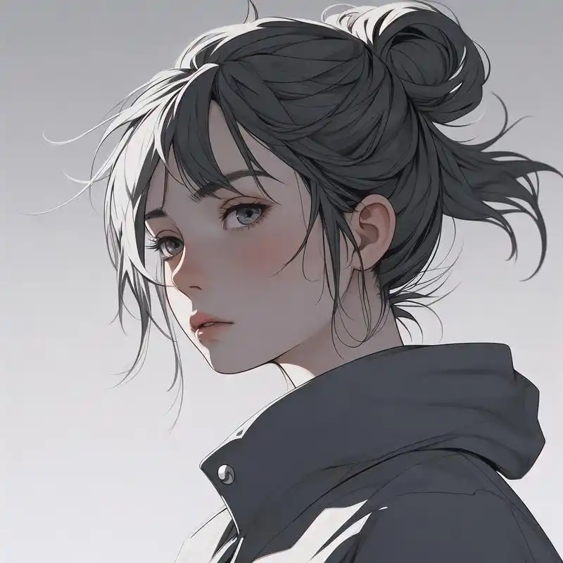 动漫风抑郁女生头像92 探索动漫中抑郁风格的女生头像,透露出一种