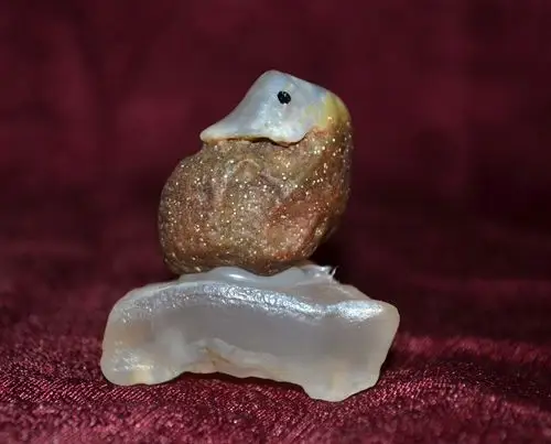 阿拉善玛瑙 戈壁奇石 动物象形石