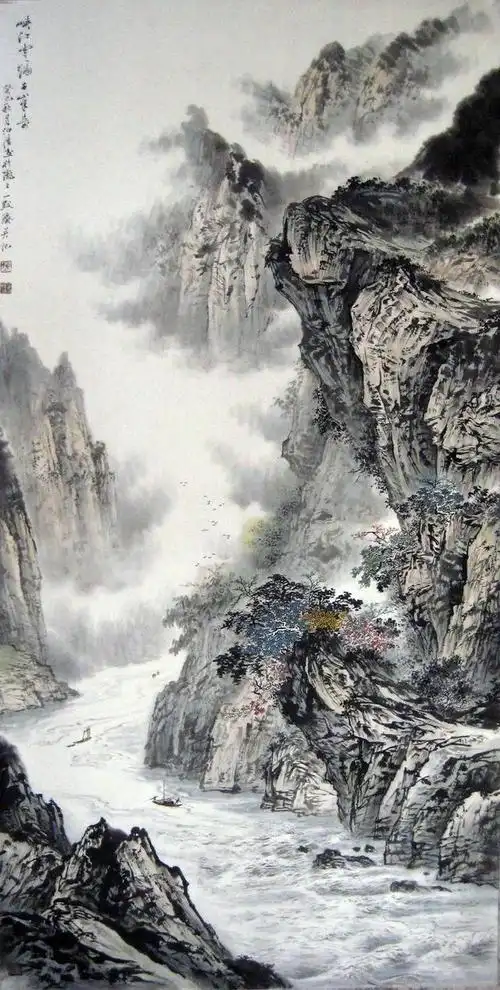 山水画作品欣赏山水画作品欣赏图片