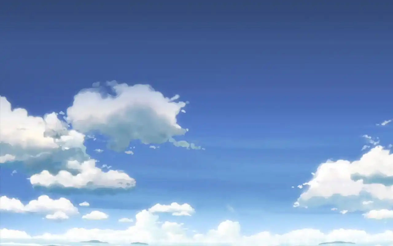 唯美动漫天空高清桌面壁纸