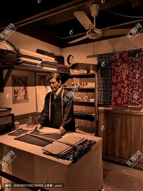 裁缝店历史老照片