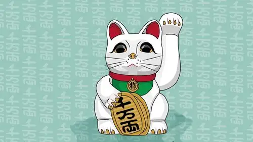 卡通可爱招财猫动画