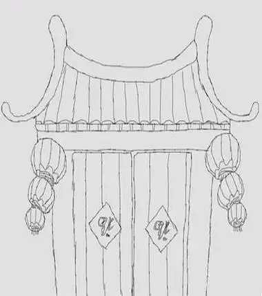 简笔画教程教你画过年的房子春节是我国的传统节日每到春节我们家家