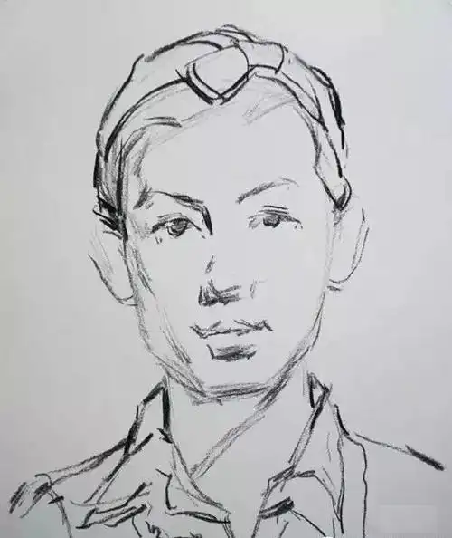 人物头像素描入门基础画 自学绘画教程