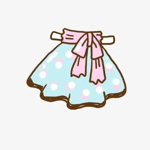 卡通手绘时尚裙子