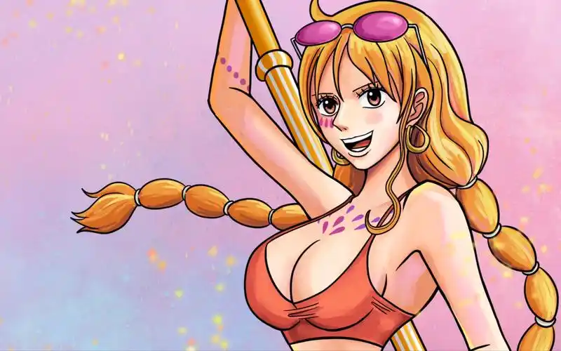 海贼王剧场版娜美绘画过程