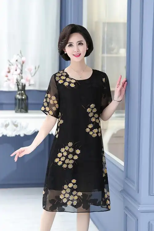 中年连衣裙女_价格_品牌_图片_怎么样 蘑菇街