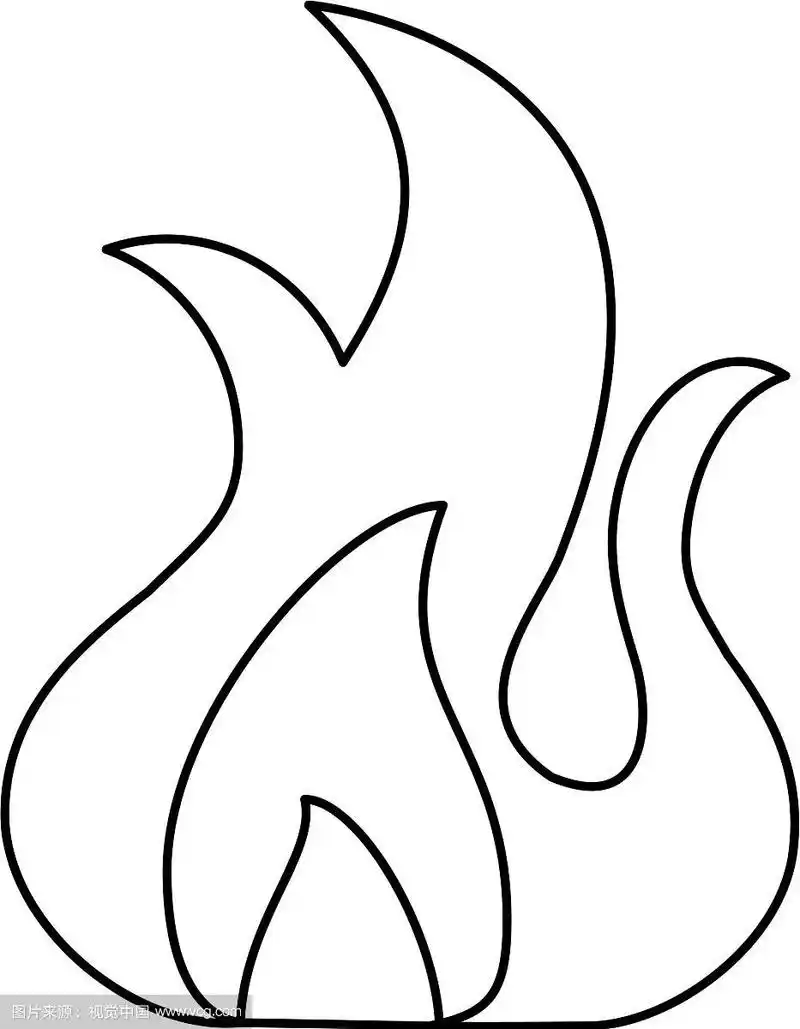 火焰象征黑白火焰