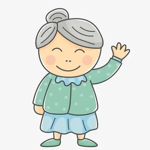 卡通老人png下载