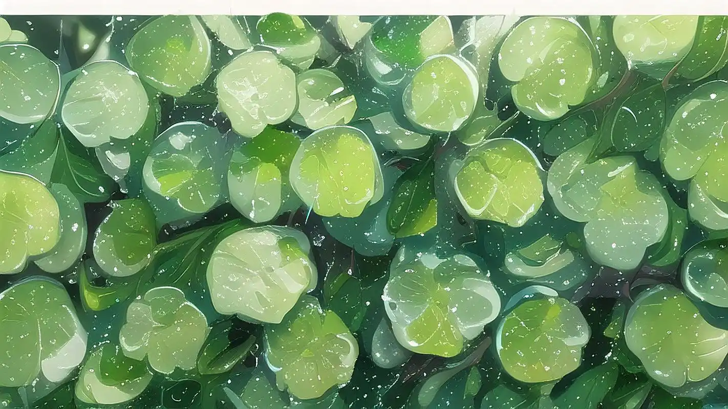 绿色壁纸高清91,感受大自然的绿叶之美95