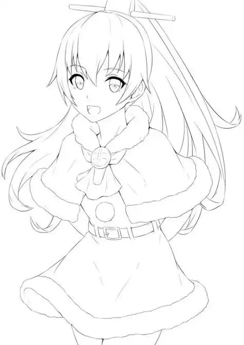 简笔画_简笔画_卡通彩铅和铅笔画动漫人物 看看都认识谁正版 花与萌娘