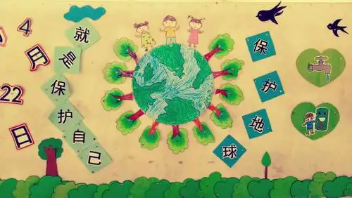 泗洪县东风小学幼儿园开展"我们只有一个地球"----世界地球日主题活动