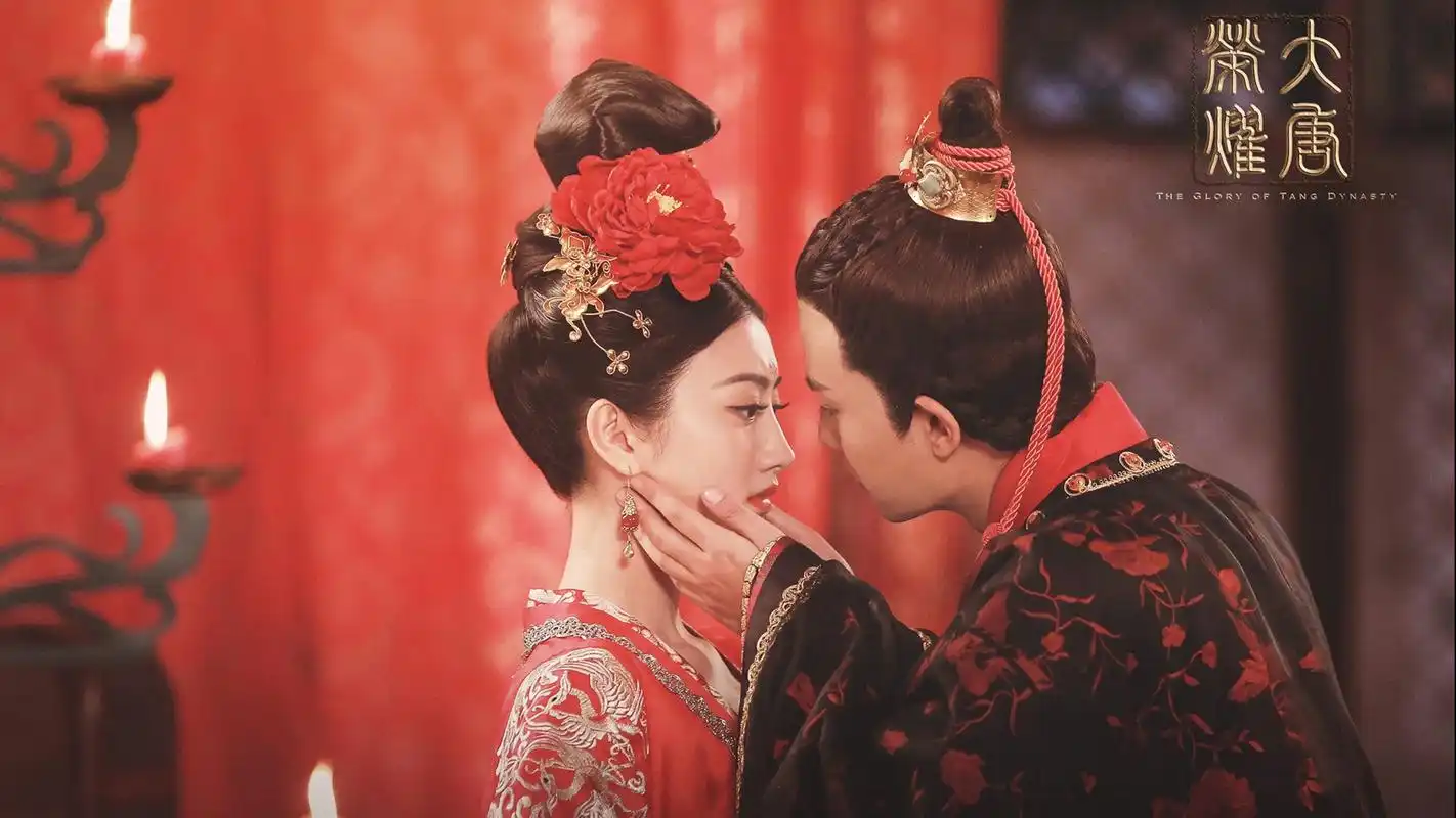 大唐荣耀大婚剧照桌面壁纸大唐荣耀景甜任嘉伦沈珍珠李豫