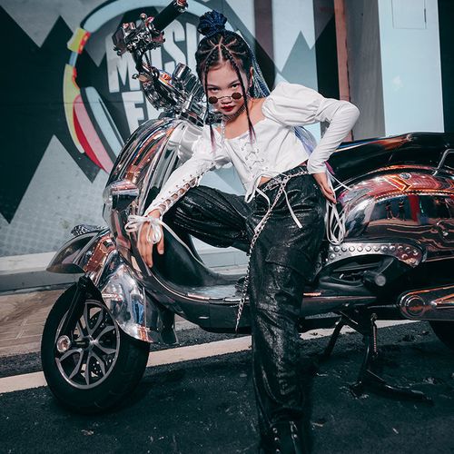 霸气走秀儿童t台服装套装女童爵士舞时髦潮服少儿街舞表演衣服酷