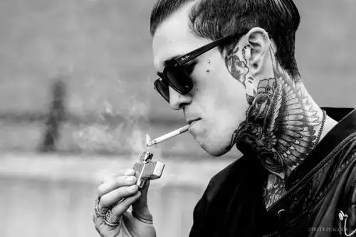 纹身界的潮男 刺青坏痞男模jimmy q