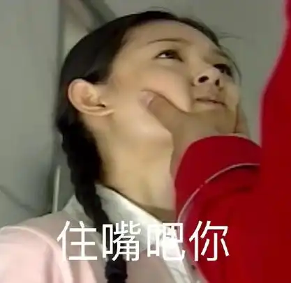 住嘴吧你 - 《流星花园》杉菜表情包_大s_影视表情表情