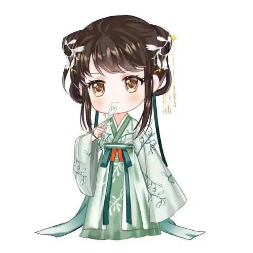 可爱古风q版人物头像图片