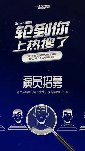 寰影传媒 | 新人演员招募