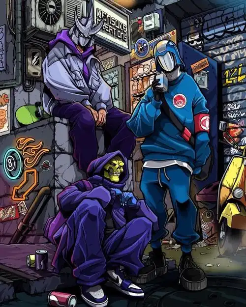 街头风by插画师kensukecreations