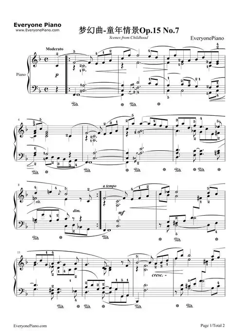 梦幻曲-童年情景