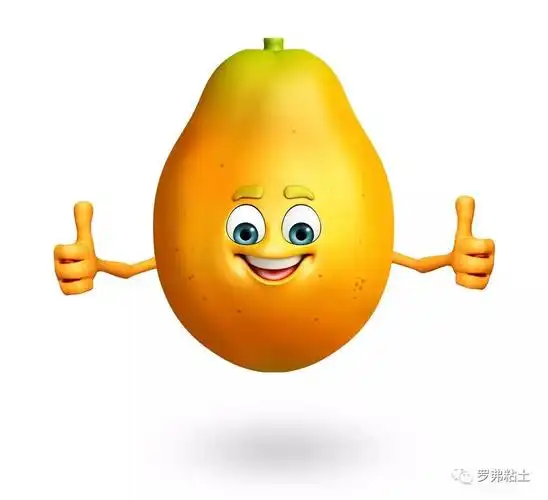 罗弗超轻粘土教程水果王国木瓜