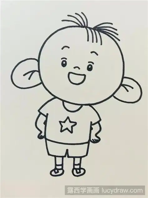 胡图图简笔画教程