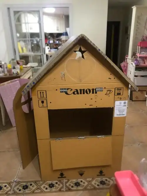纸箱制作玩具小卖铺房屋