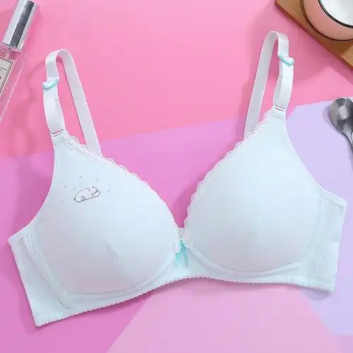 学生文胸少女1415初中1617岁高中生发育期内衣薄款无钢圈小胸罩