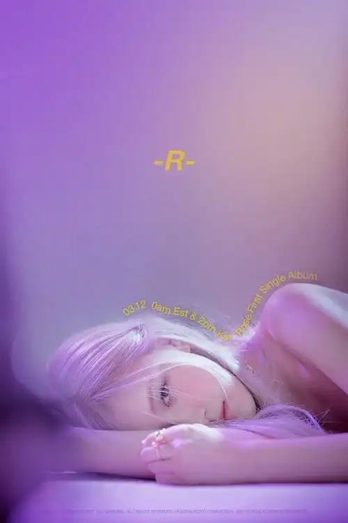 搜狐韩娱讯 blackpink成员rosé的首张个人专辑预告海报今天曝光,吸引