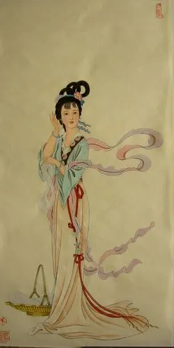 [转载]吴良柱工笔仕女画[一]