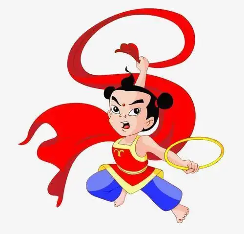 哪吒简笔画彩色电影 简笔画图片大全-蒲城教育文学网