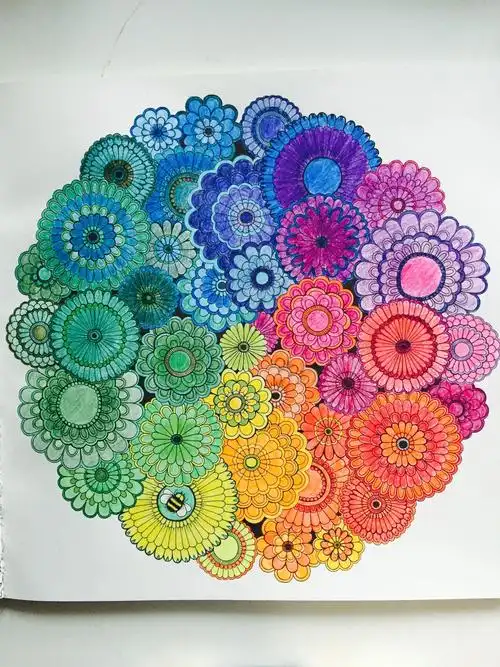 秘密花园涂色真的可以减压么