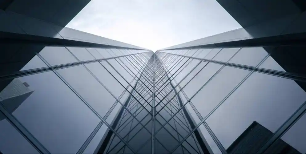 现代建筑摩天大楼ppt背景图