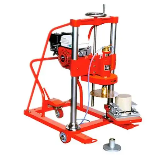 混凝土护栏钻孔取芯机9马力砼取芯钻机