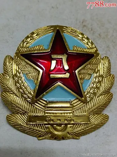 八一大帽徽50.10