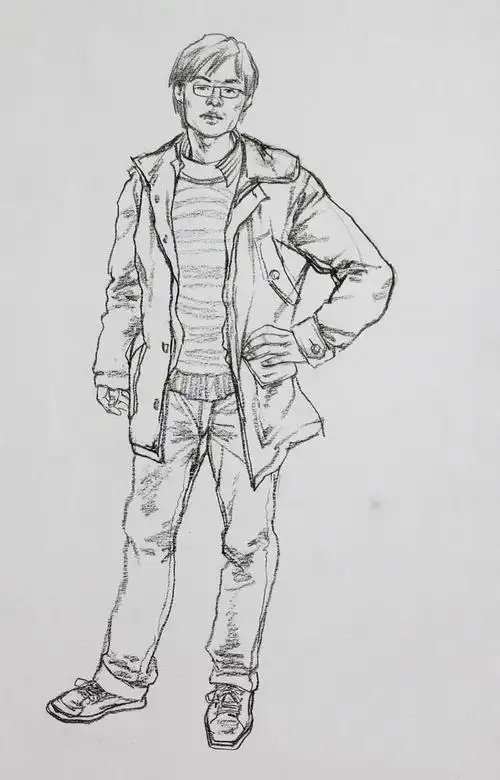 人物速写就这么简单喜欢速写的初学朋友可以临摹临摹