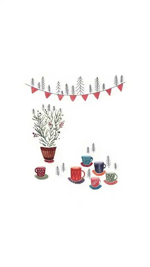 小清新简单插画