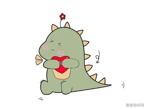 可爱小恐龙简笔画教程