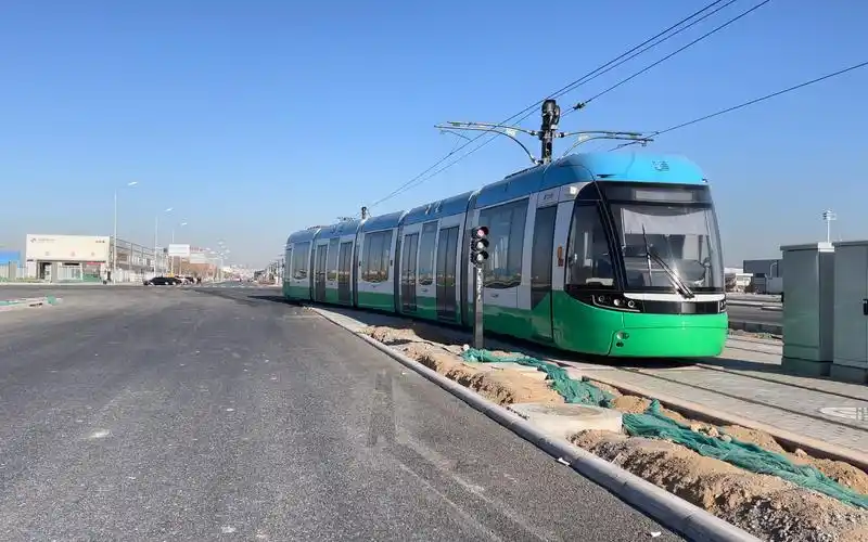 北京有轨电车 亦庄t1线 列车回库_哔哩哔哩_bilibili