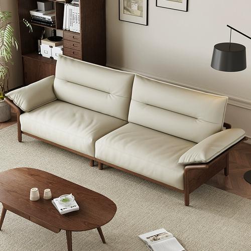 新中式木沙发北欧复古other全实木白蜡沙发日式木小户型三实人位