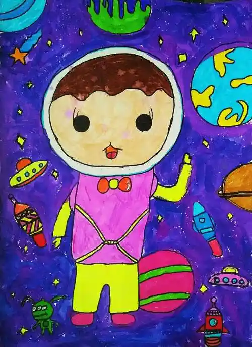 集老师评语:邓雅卿是一个很乖巧的女孩子上课很认真,从你的绘画过程中