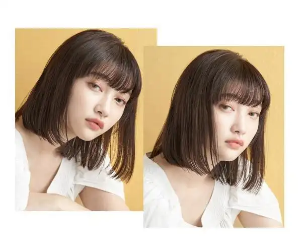 2021最流行发型100张直发中短发