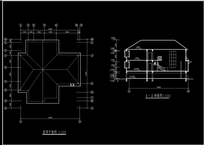 [分享]二层别墅建筑图