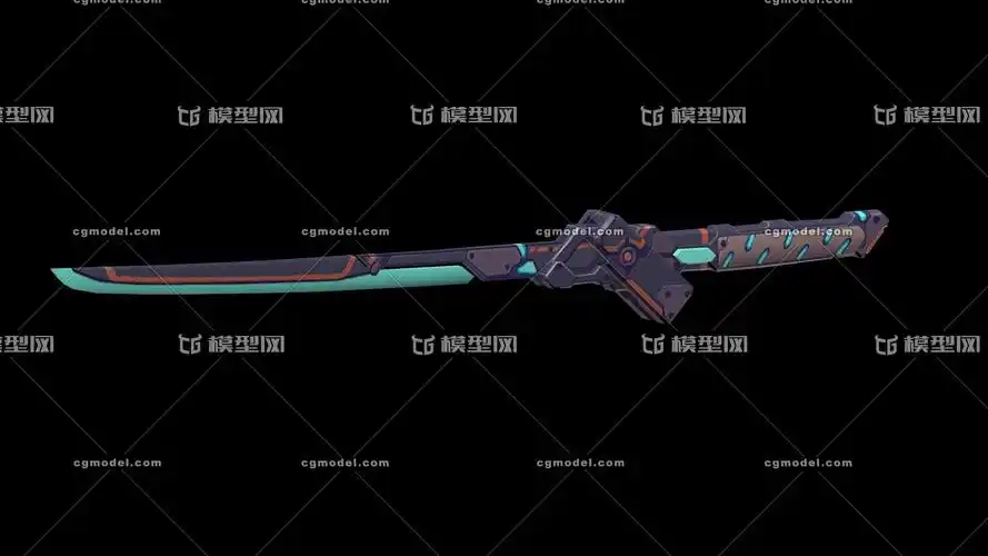 日系二次元风格武器合集_skywalker987987作品_武器冷兵器_cg模型网