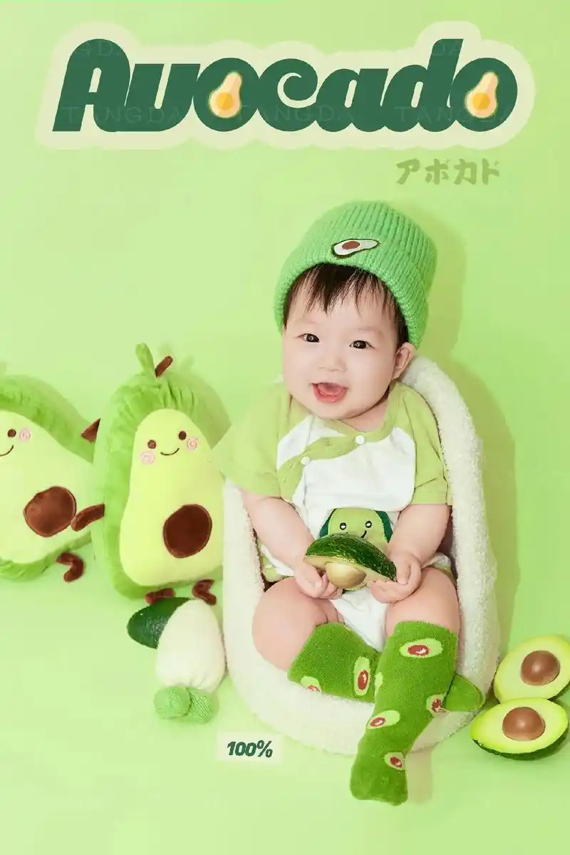 牛油果05百日照/肖像照/萌萌的表情包.仿自然光拍摄小宝宝好 - 抖音