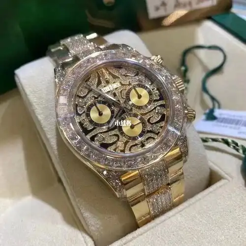 劳力士迪通拿116598tbr 满钻全金老虎迪劳力士中的顶配vvvvvvip隐藏款