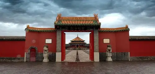 沈阳故宫-十王厅大门|摄影|环境/建筑|盛京文化 - 原创作品 - 站酷